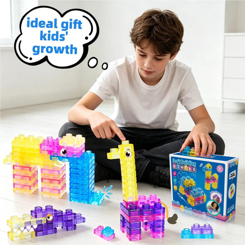 Soft Stretchy Sensory Building Blocks